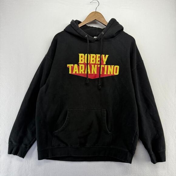 Logic Bobby Tarantino Hoodie Men's 2XL Black Graphic Spellout Music Rap Hip Hop - Picture 1 of 9